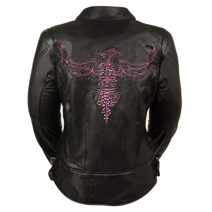 Ladies Phoenix Embroidered Jacket: Features:


1