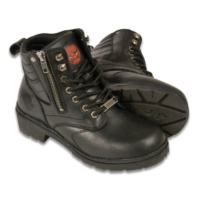 Ladies Side Zip Plain Toe Boot: Features:

Women's Side Zipper Plain Toe Boot
Full Grain Premium 2