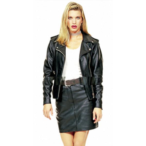 Ladies Skirt In Cowhide: Features:

Premium Cowhide soft and very versatile
Jean Style Pockets for a casual look
Lined for yo
