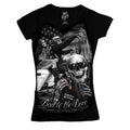 Ladies T-Shirt Bad To The Bone: Features:

5