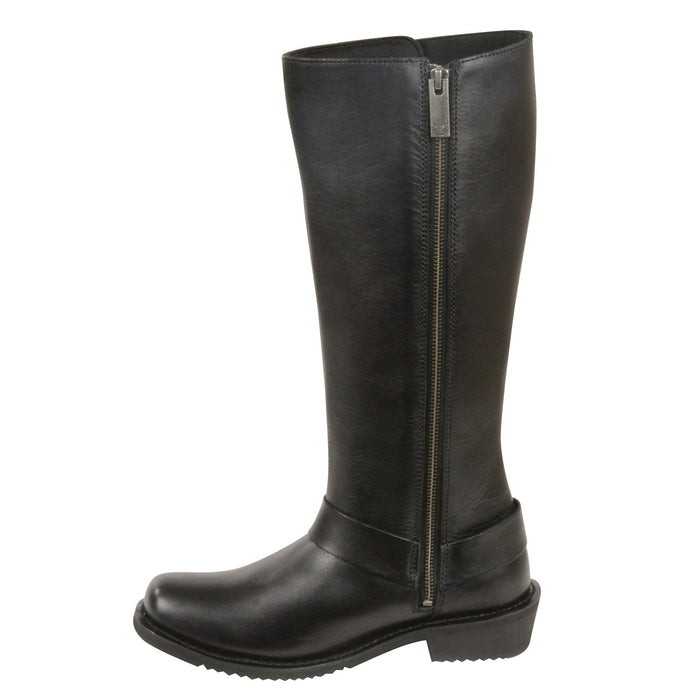 Ladies Tall Boot With Side Laces: Features:

Women's Side Zipper Plain Toe Boot
Full Grain Premium 2