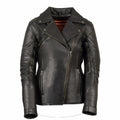 Ladies Vented MC Jacket: Features:

1