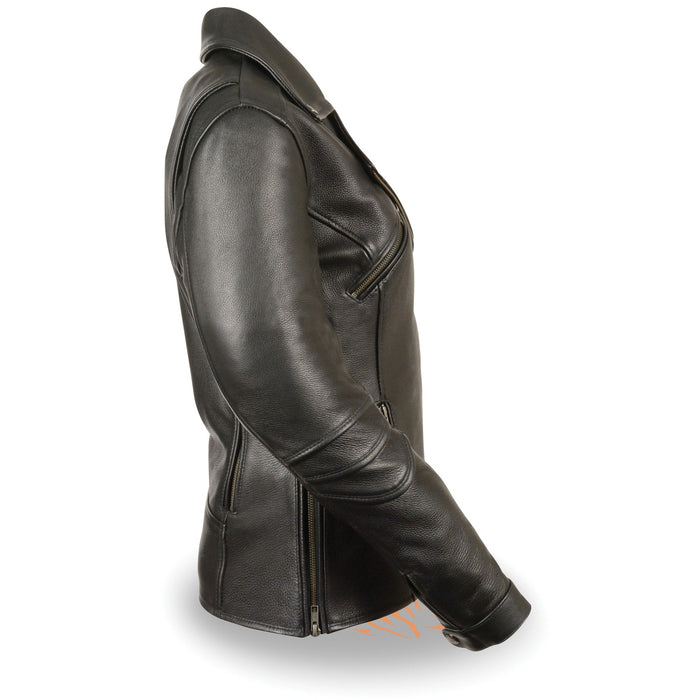 Ladies Vented MC Jacket: Features:

1
