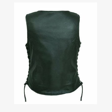 Ladies Vest WBK-WH-Plaid: Features:

Ladies Vest White and Black Plaid
Ladies Premium Leather Vest With Black Flannel Liner
I