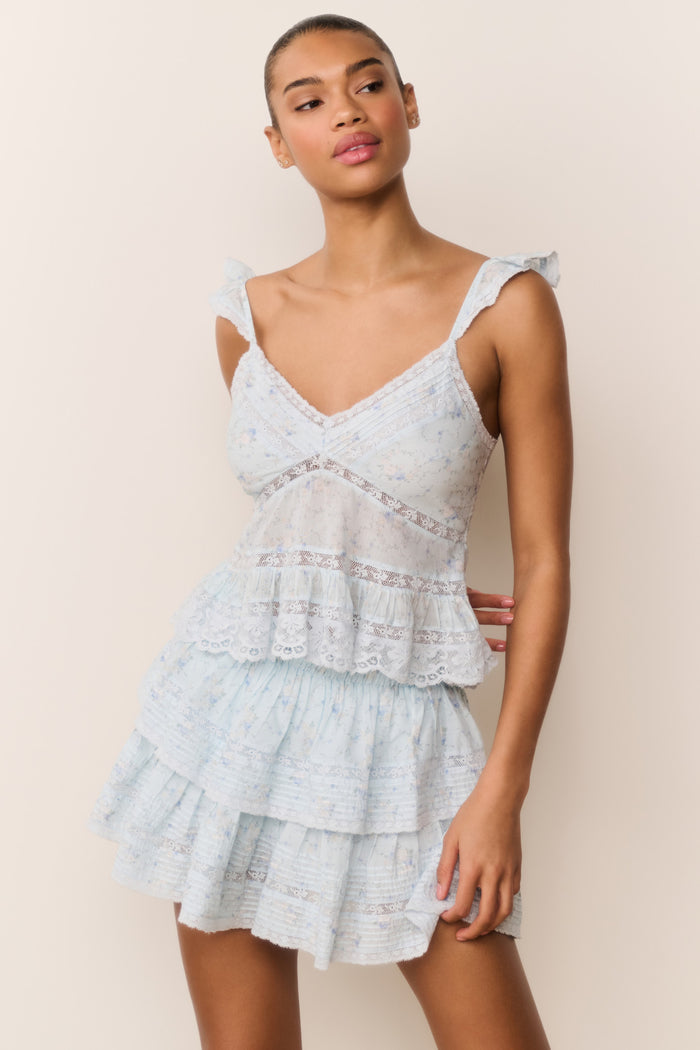 Lainie Floral Cotton Top