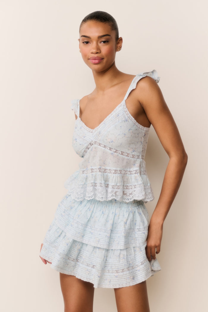 Lainie Floral Cotton Top
