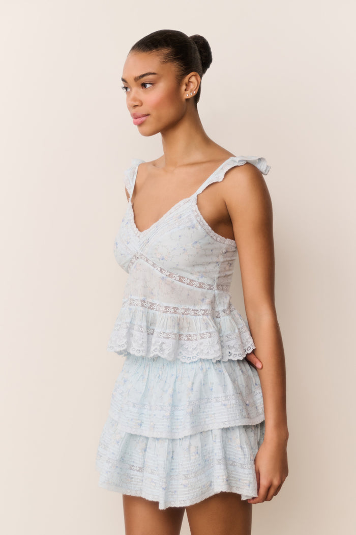 Lainie Floral Cotton Top