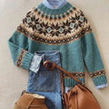 Larissa - Nordic Pattern Knit Sweater