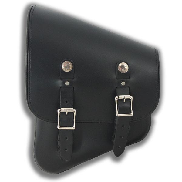 Leather Works Chopper Bag Left Side 312L: The 312 is a bag specifically designed to fit custom bikes and choppers