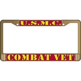 Lic Frame Combat Vet: Antiqued Brass License PlateManufacturer Part Number: LP3813Eagle Emblems LP3813 License Plate
Usmc, (A