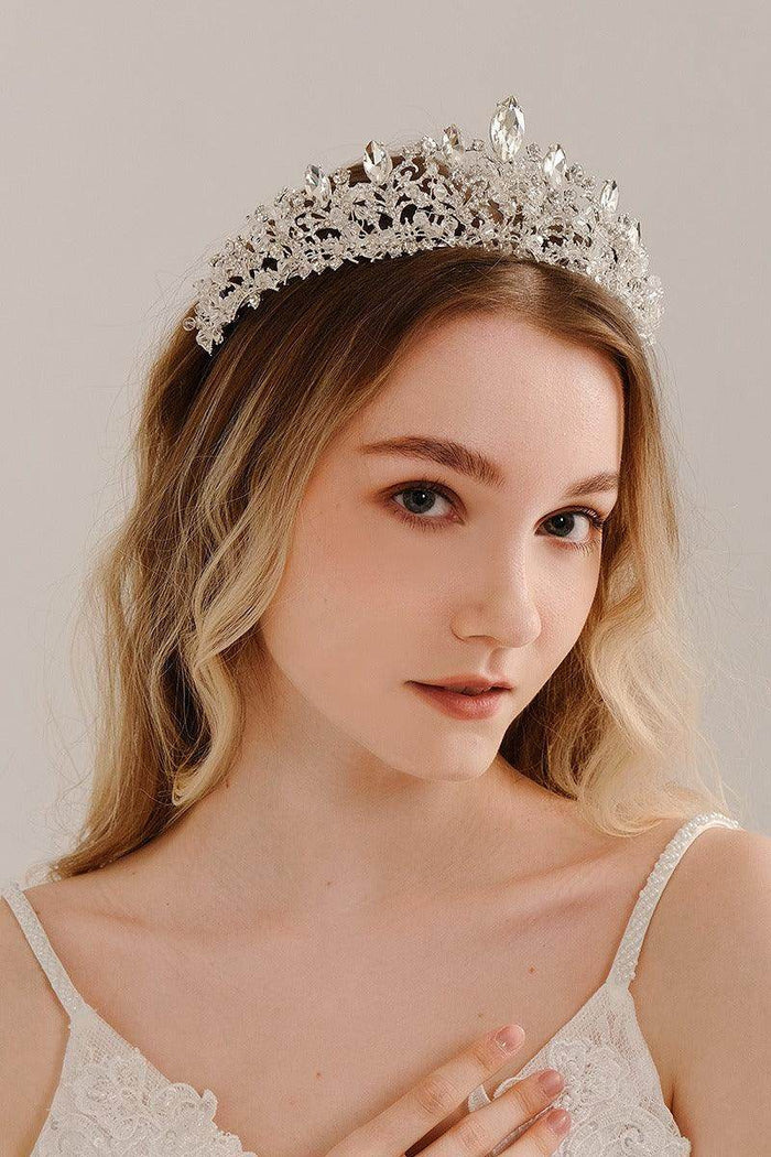 Light luxury bright crystal crown 707724582553 - COCOMELODY