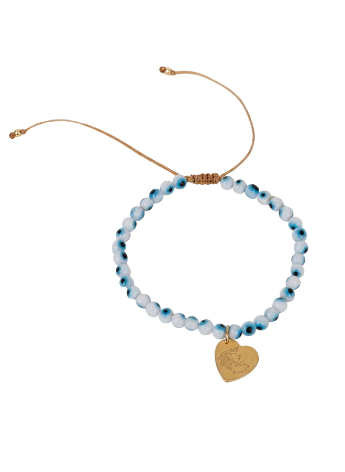 Bracelets Antonia Karra Love Greece Evil Eye Bracelet Millefiori Gold Plated O/S Apoella