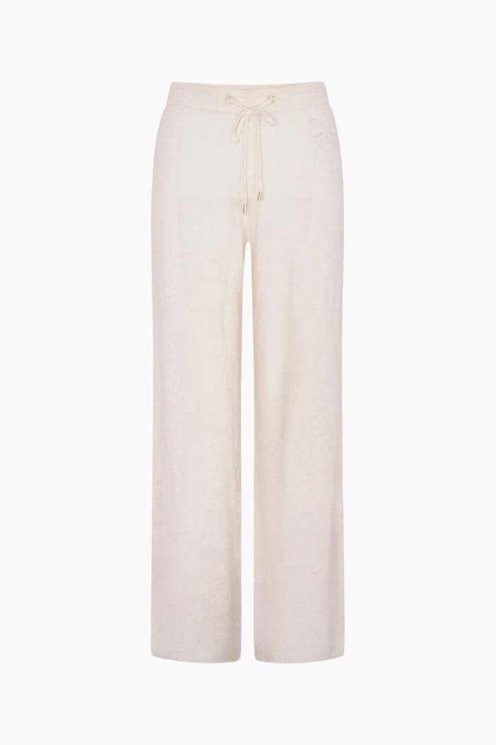 White pants on a white background