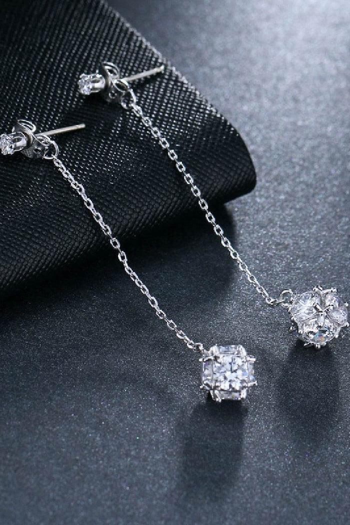 Luxurious Rhinestone Drop Earrings 807755948937 - COCOMELODY