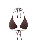 Swimwear Melissa Odabash Malibu Triangle Bikini Top Brown Apoella