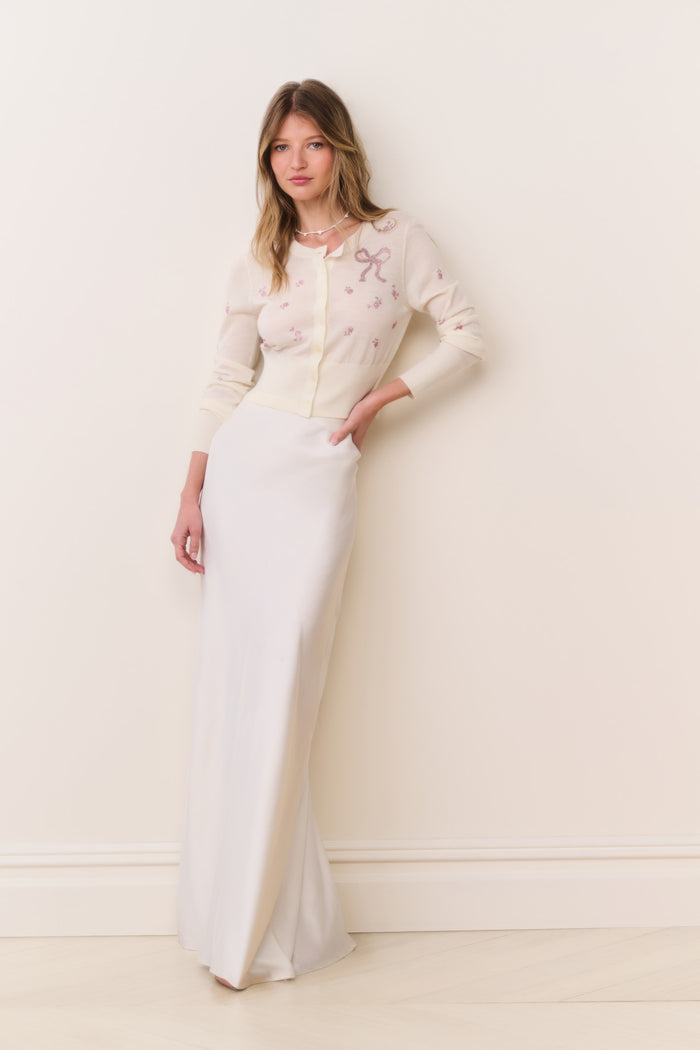 Maurine Satin Maxi Skirt