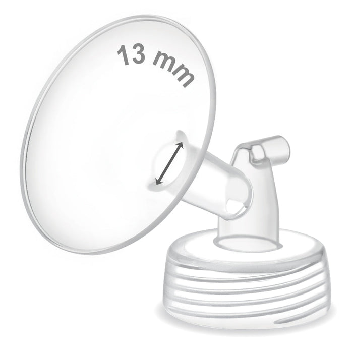 Maymom Wide Mouth Pump Flange (single) compatible w/Spectra S1/S2 Pumps; One Piece Wide Mouth Flange - New Baby New Paltz