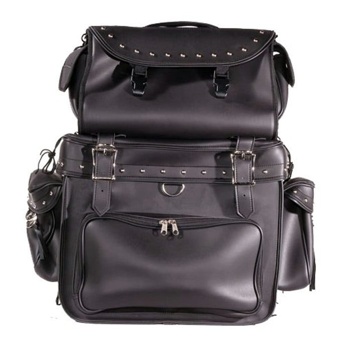 MC Sissybar Bag With Studs PVC: Top Bag 18