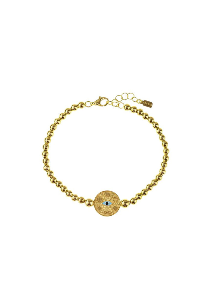 Bracelets ASTRA Medium Evil Eye With Lucky Charms Beaded Bracelet O/S Apoella