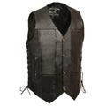 Men's 10 Pocket Vest Tall: Features:


Promotional Grade Leather
Classic Four Snap Front Look with Side Lacing Detail with Ad
