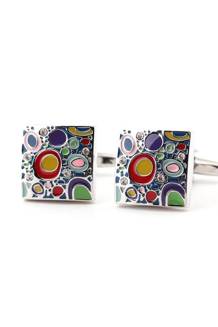 Men's 2-Piece Copper Cufflinks 582752176481 - COCOMELODY