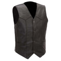 Men's 4 Snap Plain Vest: Features:

Milled 1