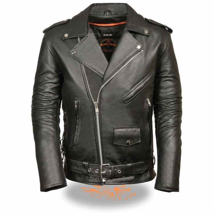 Men's Basic MC Jacket Tall: Features:

Premium Milled Cowhide 1