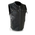 Men's Brawler Vest: Brawler - Men's Leather Motorcycle Vest
PRODUCT OVERVIEW:
Elevate your riding gear with the Brawler, a un