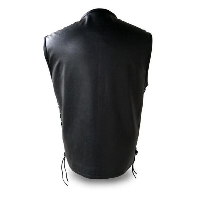 Men's Brawler Vest: Brawler - Men's Leather Motorcycle Vest
PRODUCT OVERVIEW:
Elevate your riding gear with the Brawler, a un
