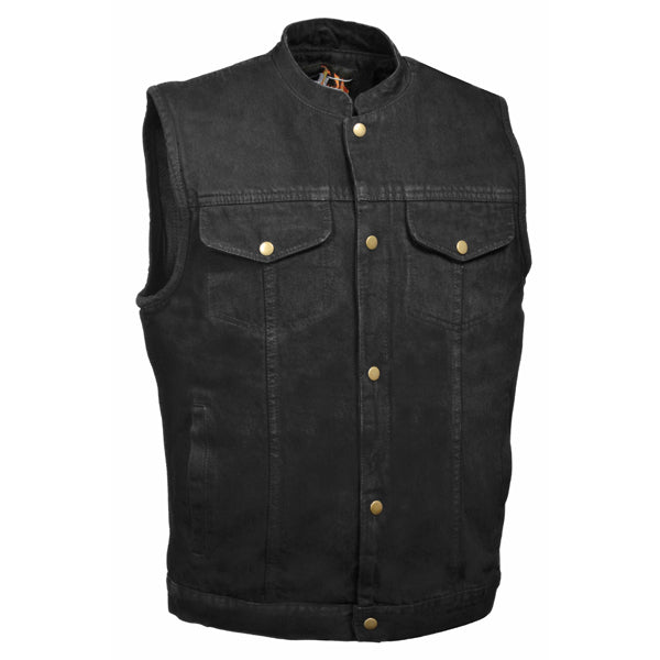 Men's Denim Club Vest With Snaps: Features:

5 oz