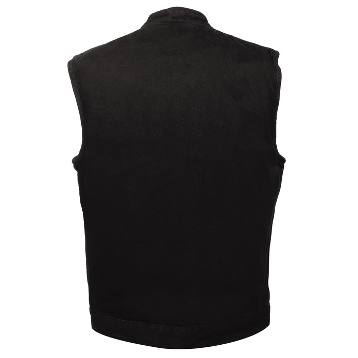 Men's Denim Club Vest With Snaps: Features:

5 oz