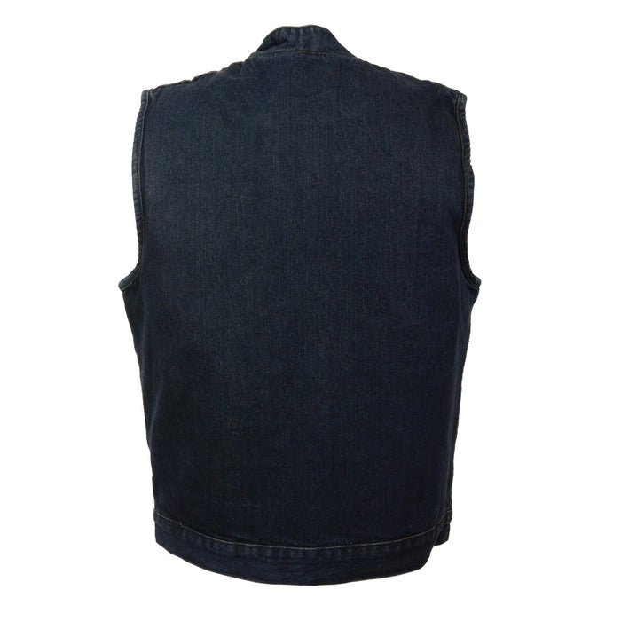Men's Denim Club Vest With Snaps: Features:

5 oz