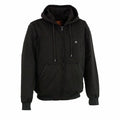 Men's Heated Fleece Hoodie Bk: Men’s Zipper Front Heated Hoodie w/ Front &amp; Back Heating Element’sDurable Material ? Cotto