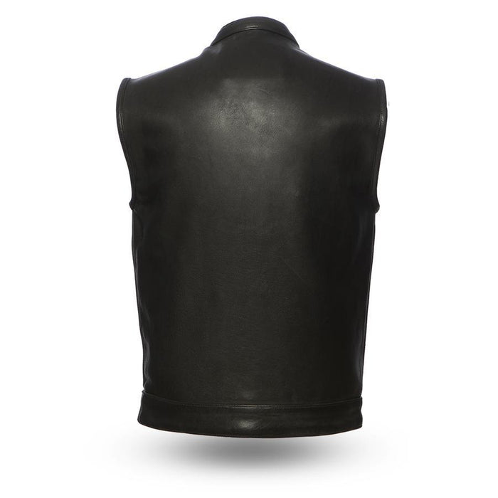 Men's Hotshot Vest: Take on the road with confidence in our Men's Hotshot Leather Vest