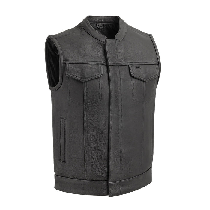 Men's Hotshot Vest: Take on the road with confidence in our Men's Hotshot Leather Vest