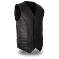 Men's Ruffian Braided Vest: Features:

Ruffian
Soft milled cowhide
Western style V-neck vest with four snap front and two out