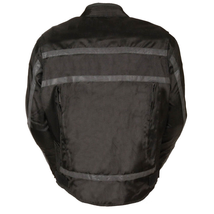 Men's Textile Jkt W/Refl: Features:

Men’s Textile Racer Jacket w/ Reflective Stripes Black
1680D Nylon Material
Full Sleeve