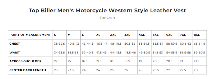 Men's  Top Biller Vest: Top Biller Men's Motorcycle Western Style Leather Vest by Eagle Leather
PRODUCT OVERVIEW:
The "Top Bi
