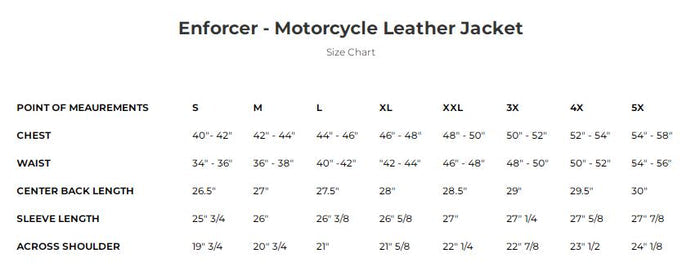 Additional view of the Eagle Leather Enforcer jacket showing the perforated action back