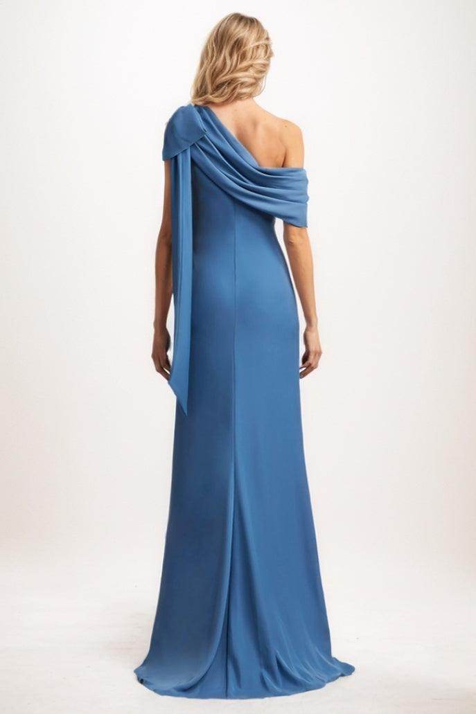 Mermaid Maxi Elastic Silk like Satin Mother Of The Bride Dress CM0308 - COCOMELODY