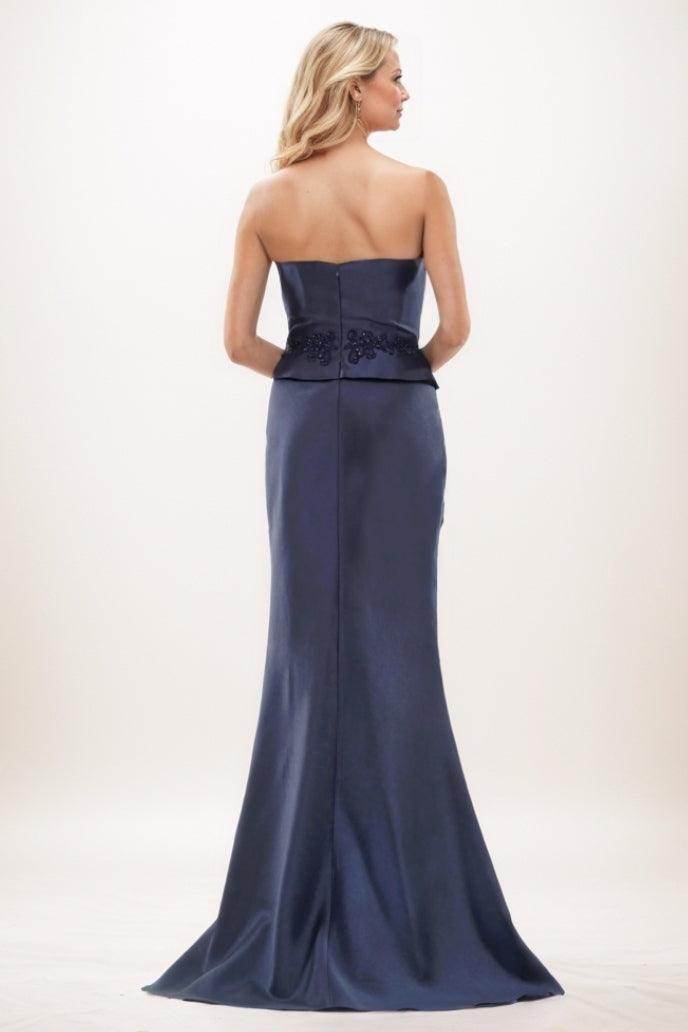 Mermaid Maxi Luxe Satin Mother Of The Bride Dress CM0288 - COCOMELODY