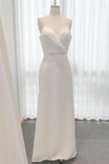 Mermaid Sweep-Brush Train Lace Tulle Wedding Dress CW3116 - COCOMELODY