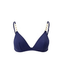 Swimwear Melissa Odabash Mexico  Bralette Chain Bikini Top Navy Apoella