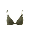Swimwear Melissa Odabash Mexico  Bralette Chain Bikini Top Olive Apoella