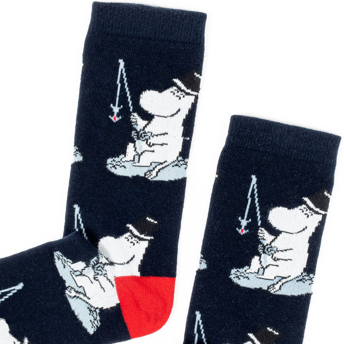 Moominpappa Fishing Men Socks