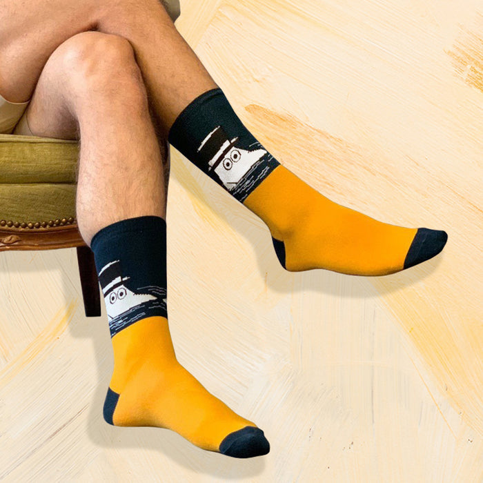 Moominpappa Swimming Men Socks