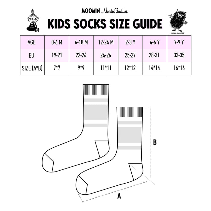 Moomintroll and Sniff Kids Socks