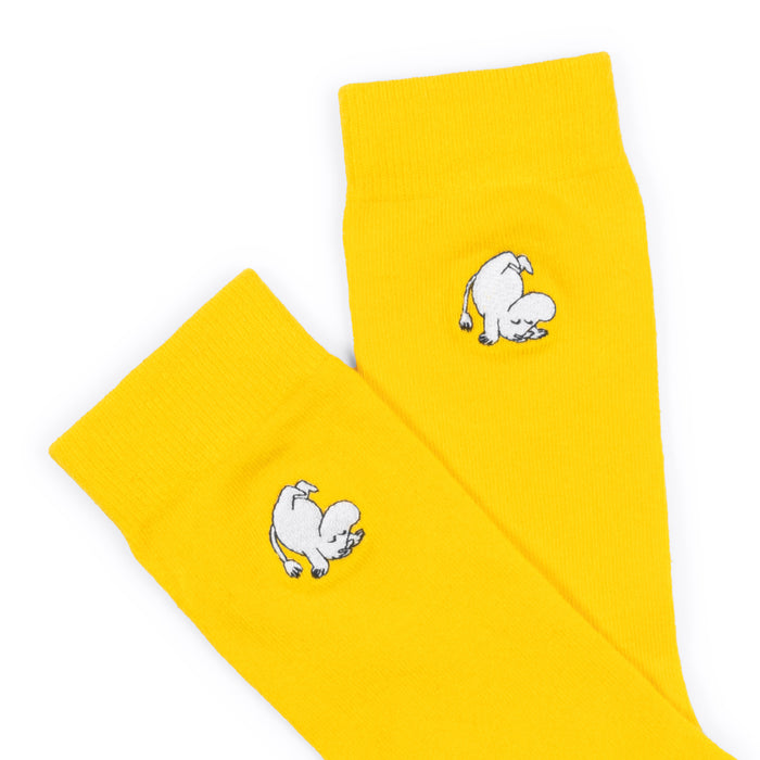 Moomintroll Embroidery Men Socks