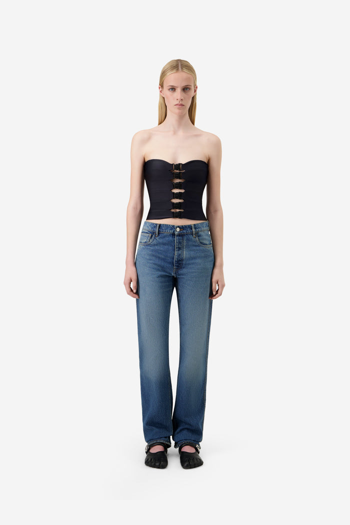 Multi Buckle Top