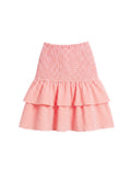 Skirts APOELLA Nafsika Smocked Short Skirt Striped Peach Pink Apoella
